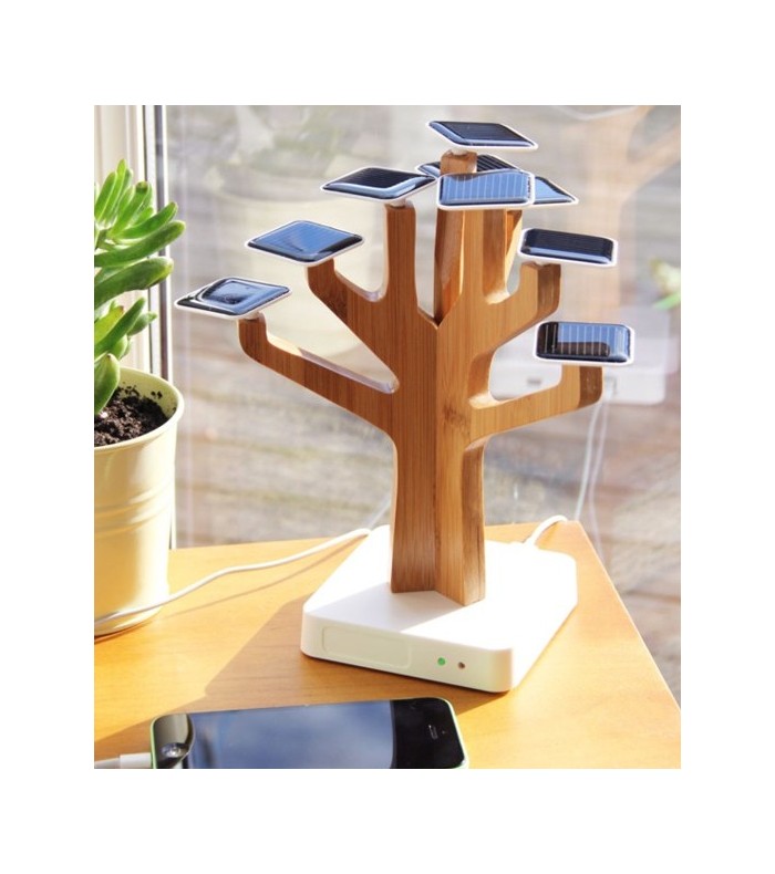 Panneau solaire arbres