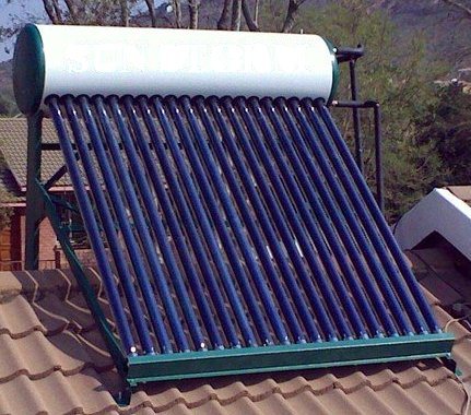 Panneau solaire et eau chaude