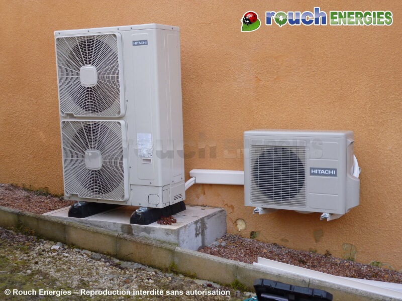 Pompe a chaleur air eau daikin ou hitachi