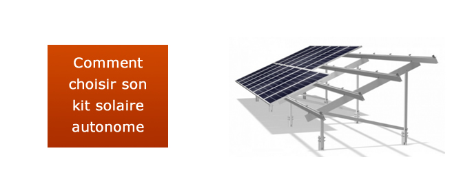 Panneau solaire production autonome