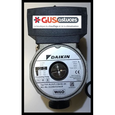 Circulateur pompe a chaleur daikin