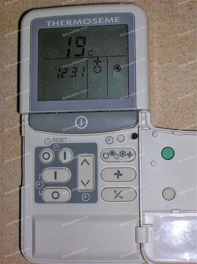 Notice telecommande pompe à chaleur sanyo