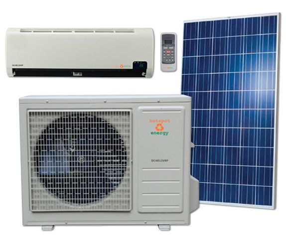Climatisation et panneau solaire