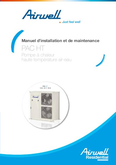 Manuel pompe a chaleur airwell