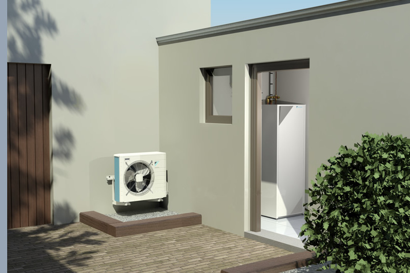 Pompe à chaleur daikin altherma basse température bi-bloc