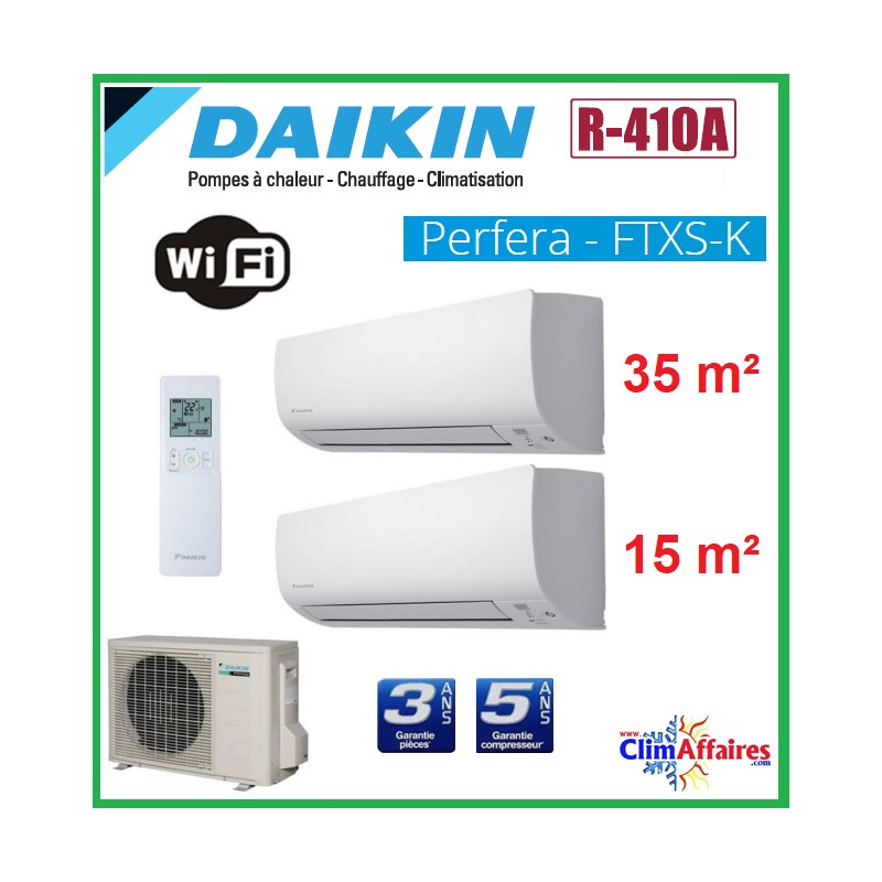 Pompe à chaleur daikin garantie