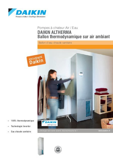 Pompe a chaleur thermodynamique daikin