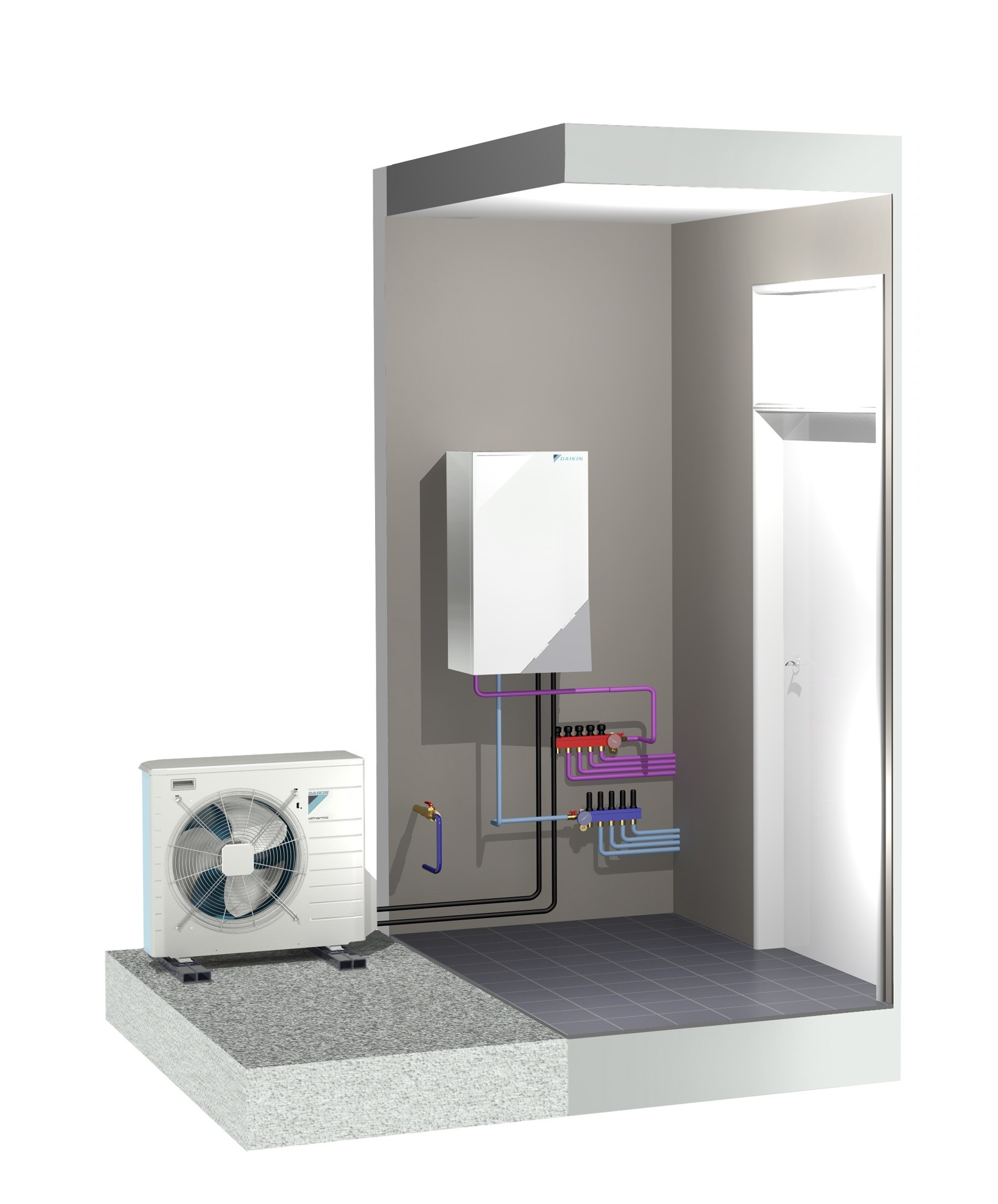 Pompe a chaleur daikin hybride