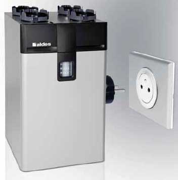 Vmc double flux avec mini pompe a chaleur