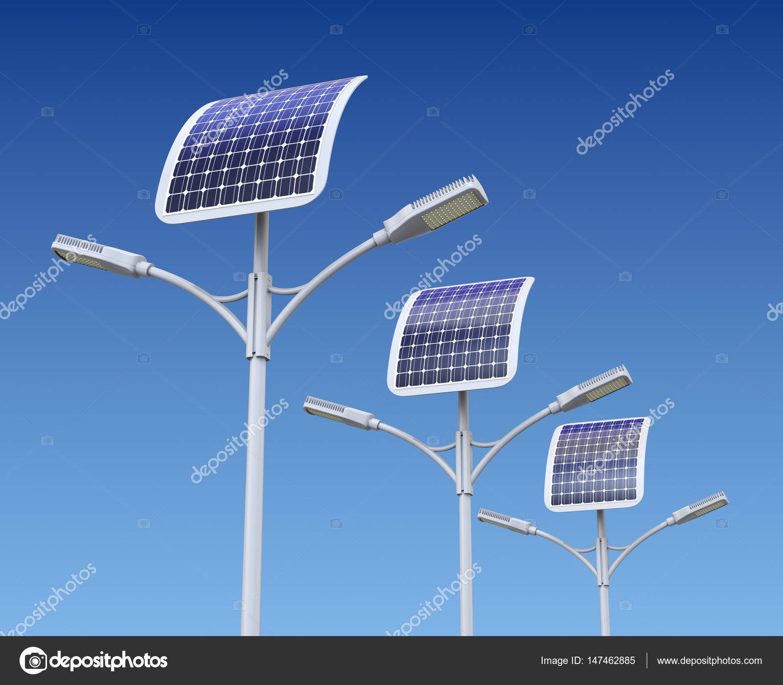 Une lampe avec panneau solaire