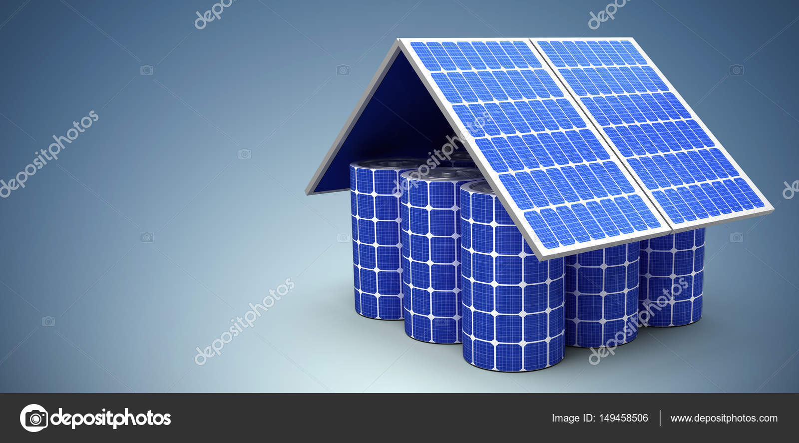 Panneau solaire 3d
