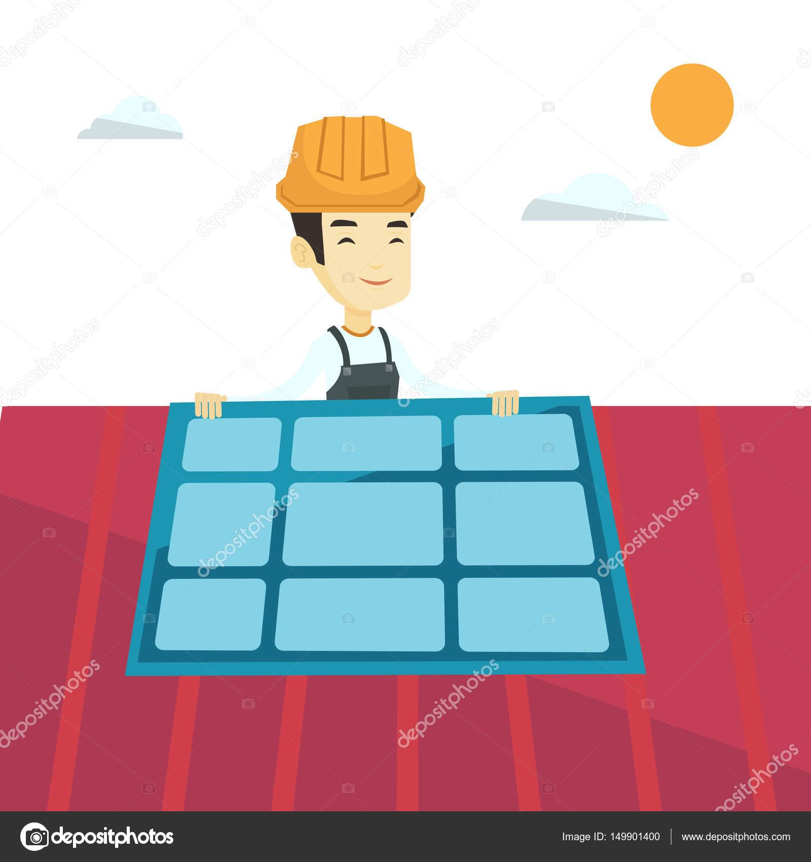 Panneau solaire thermique logo