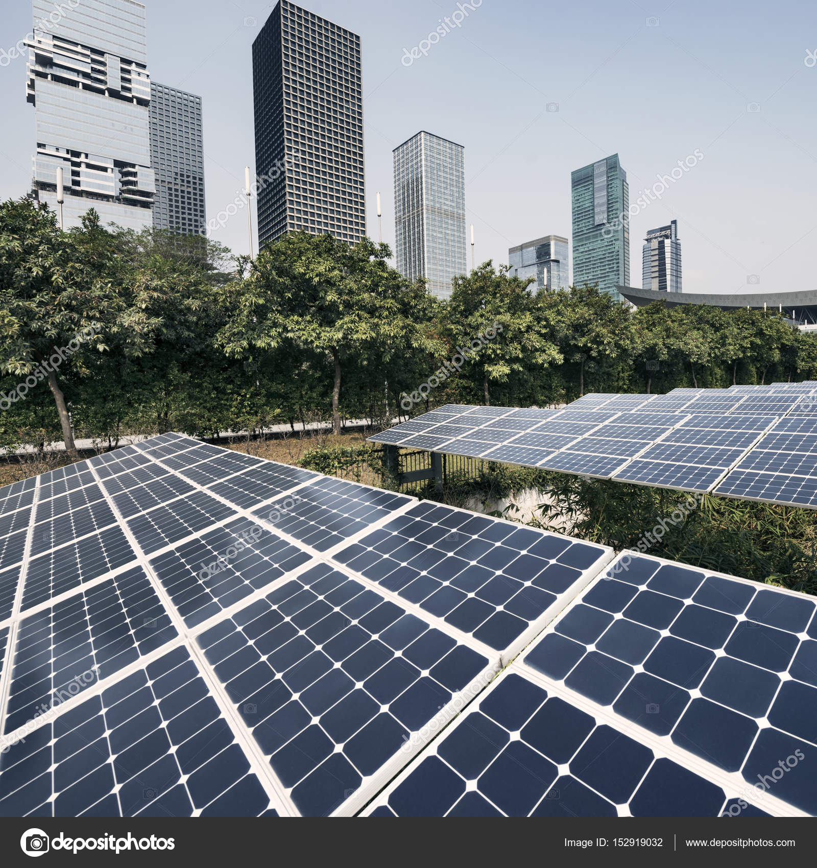 Panneau solaire ville