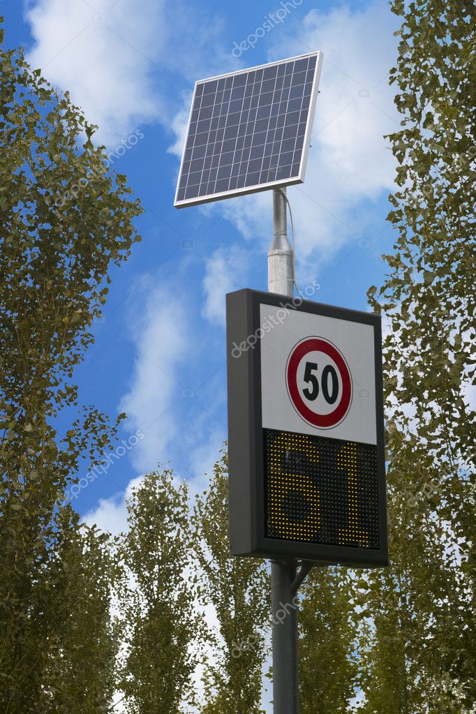 Panneau solaire pour signalisation