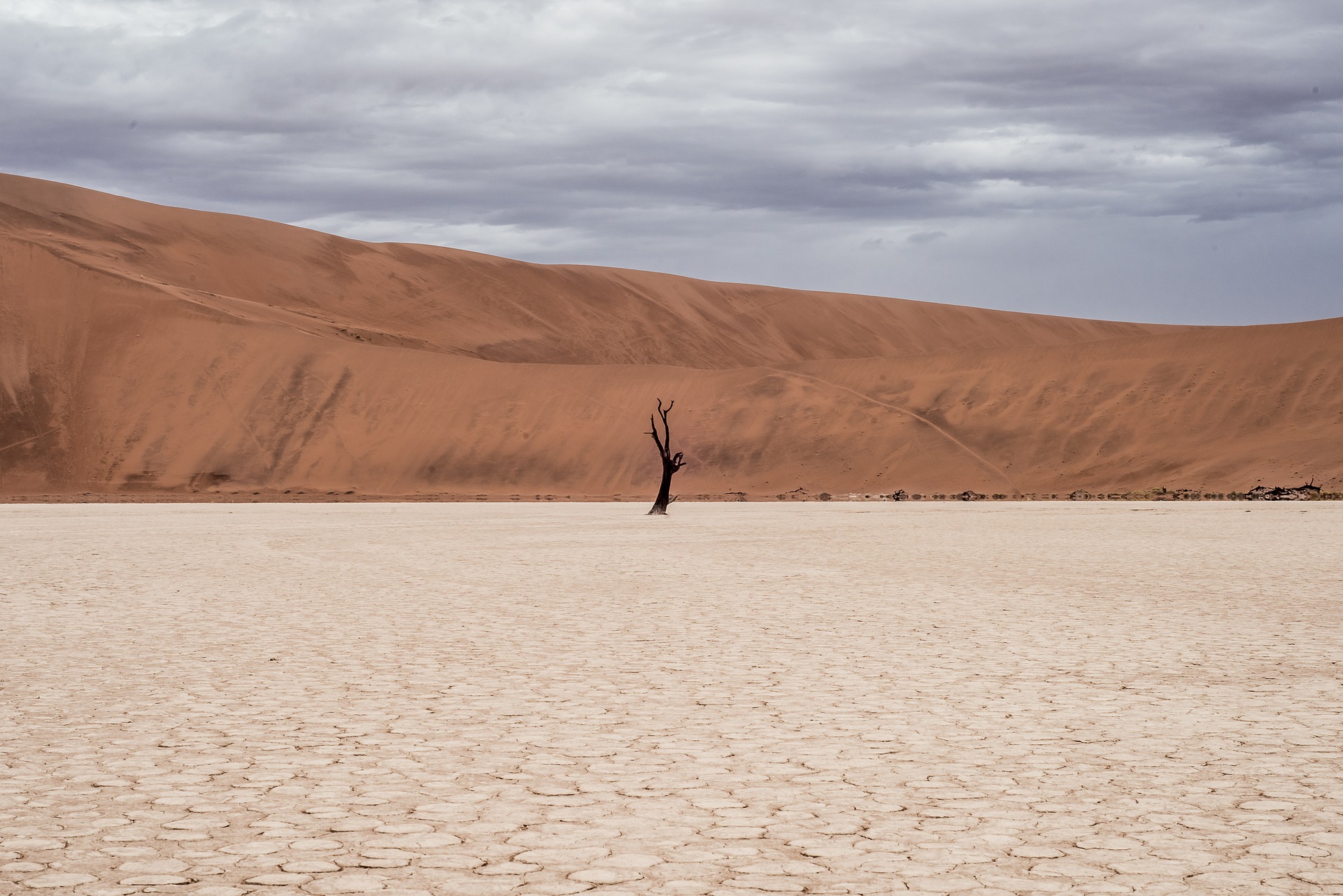 Panneau solaire dans le sahara