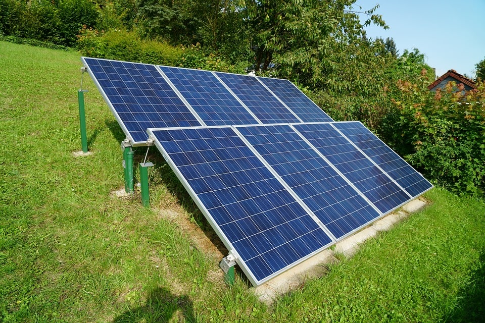 Surface panneau solaire photovoltaique
