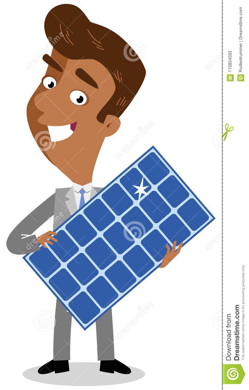 Panneau solaire en bande