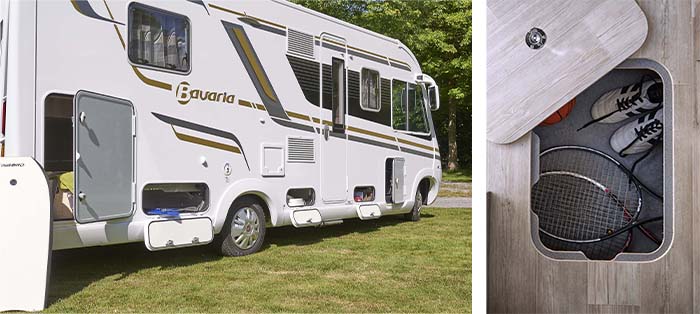 Hivernage panneau solaire camping car