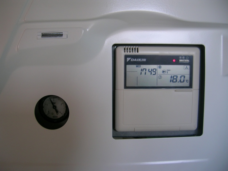 Symbole pompe a chaleur daikin