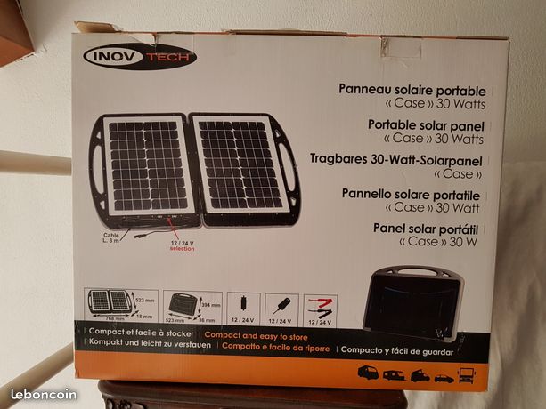 Panneau solaire portable case 30 watts