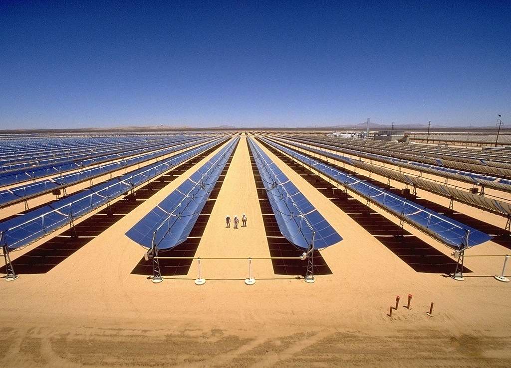 Panneau solaire fresnel