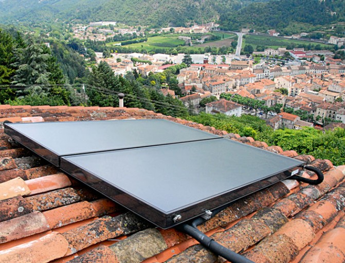 Fixation panneau solaire thermique