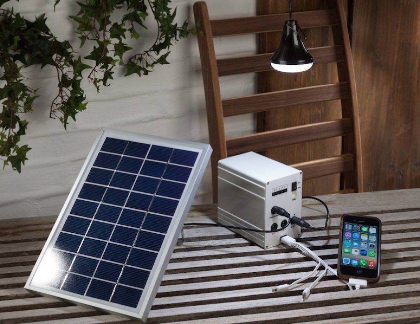 Panneau solaire pour alimenter une ampoule