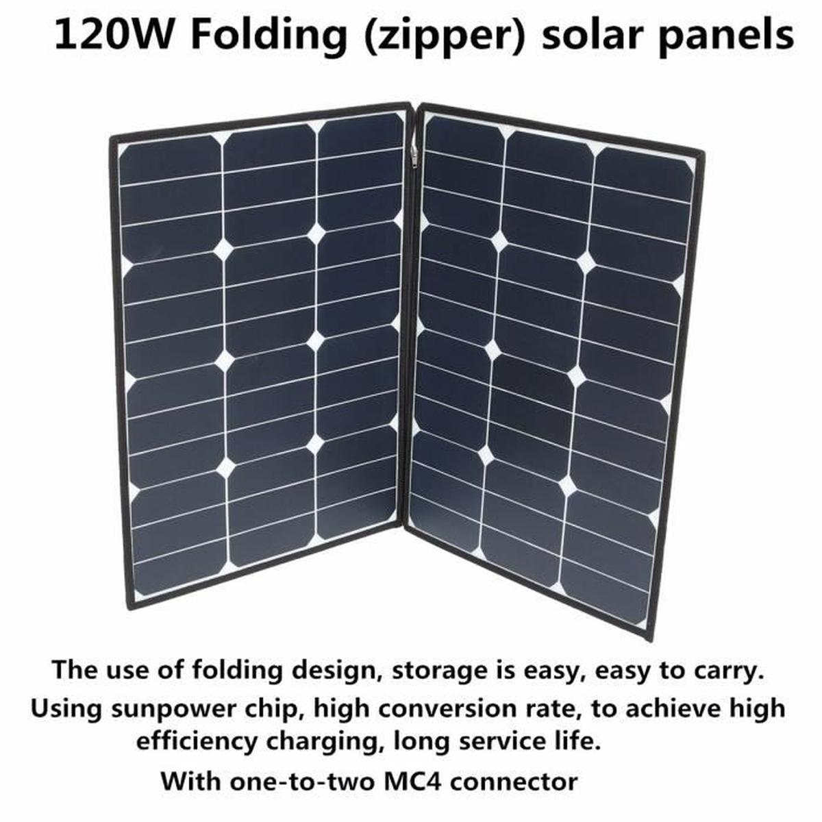 Panneau solaire portable 120w