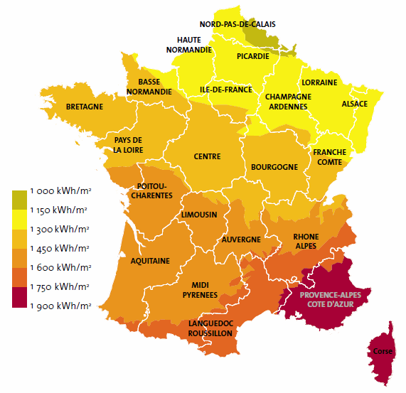 Panneau solaire nord de la france