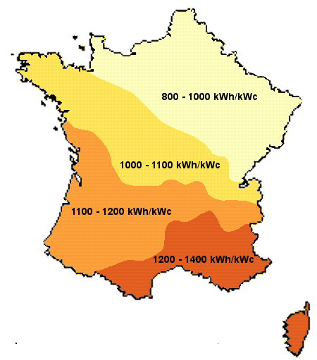 Production panneau solaire par an