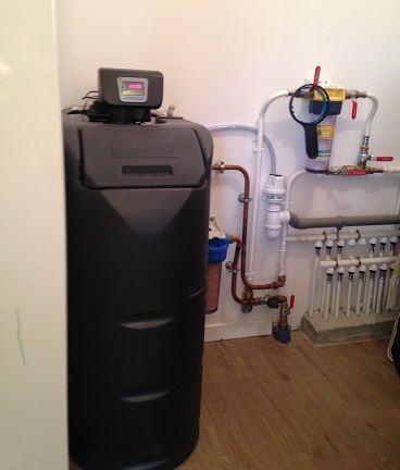 Adoucisseur et pompe a chaleur
