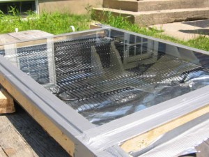 Construction d'un panneau solaire thermique