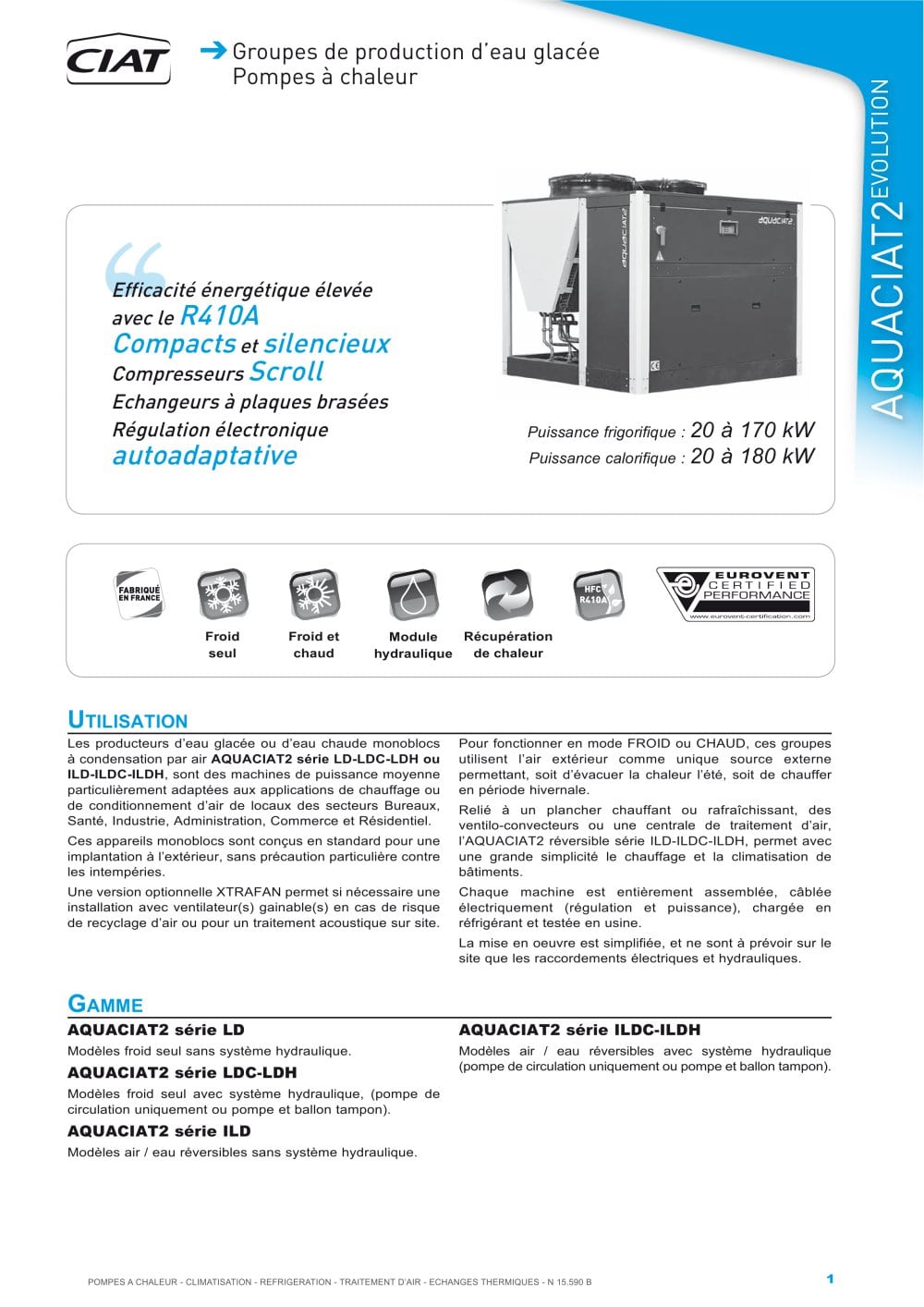Doc technique pompe a chaleur