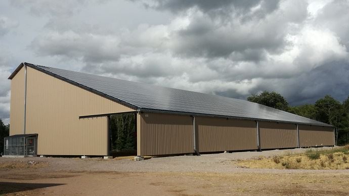 Rentabilité panneau solaire batiment agricole