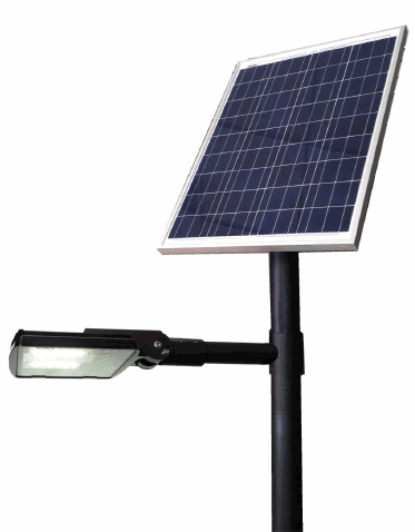 Panneau solaire pour eclairage public