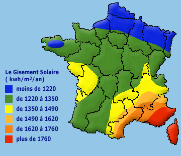 Ensoleillement minimum panneau solaire