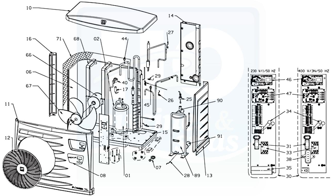 Pompe a chaleur zodiac pm3051