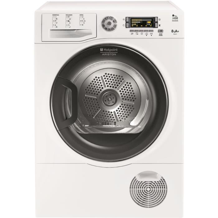 Candy cs h10a2de-47-sèche linge frontal-10 kg-pompe à chaleur-classe a++-blanc
