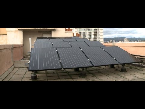 Panneau solaire hybride mixte