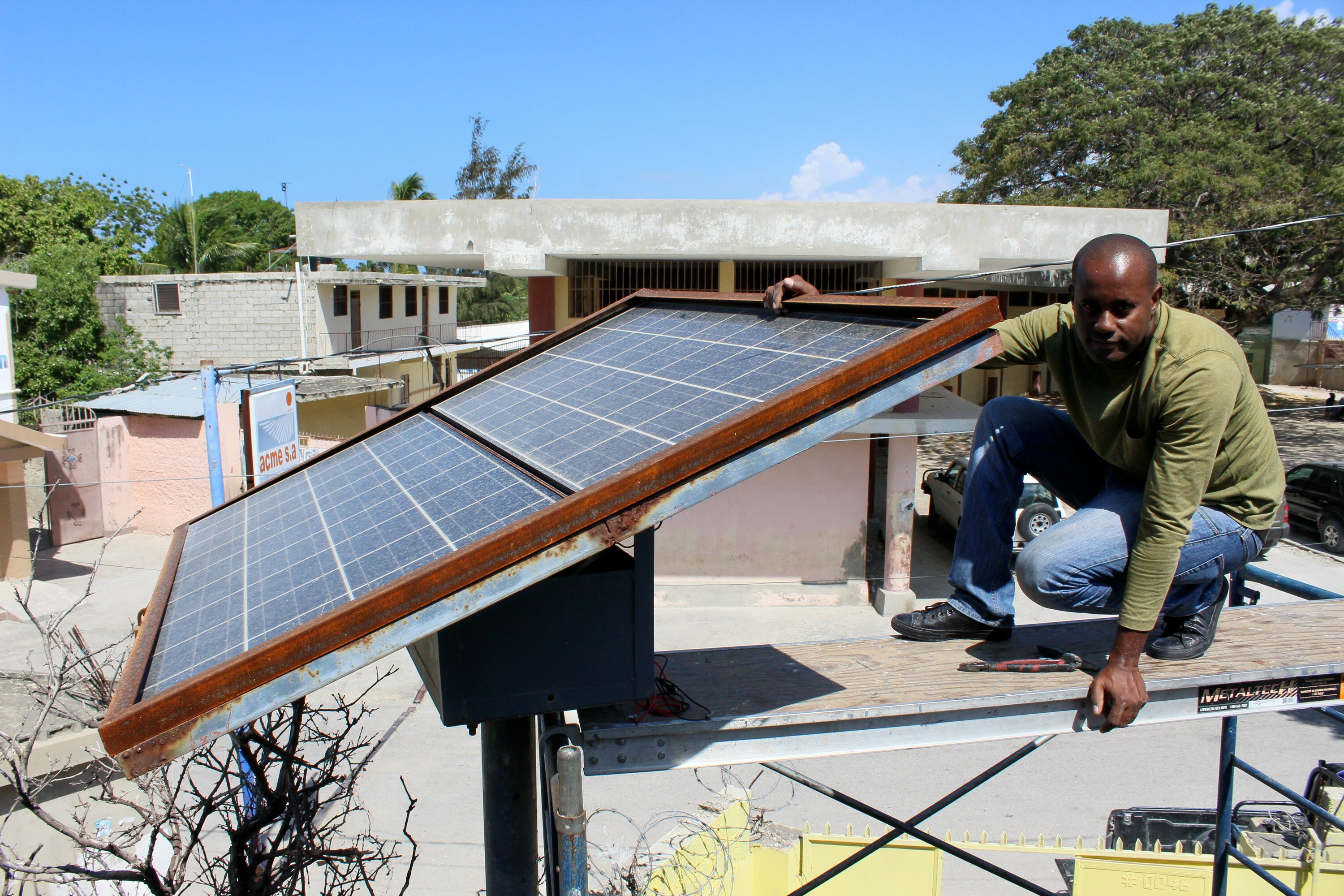 Panneau solaire haiti