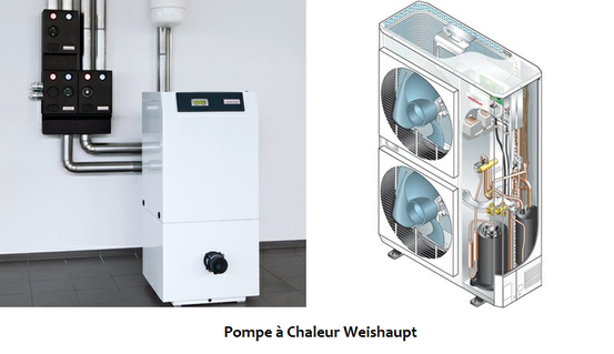 Pompe à chaleur eau eau weishaupt