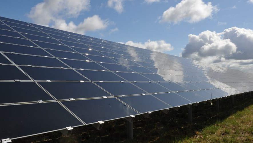 Panneau solaire sur ferme