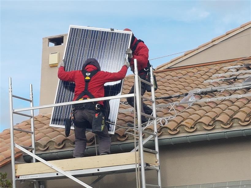 Kit panneau solaire batterie 220v