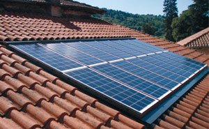 Panneau solaire implantation