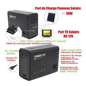Panneau solaire pour tv