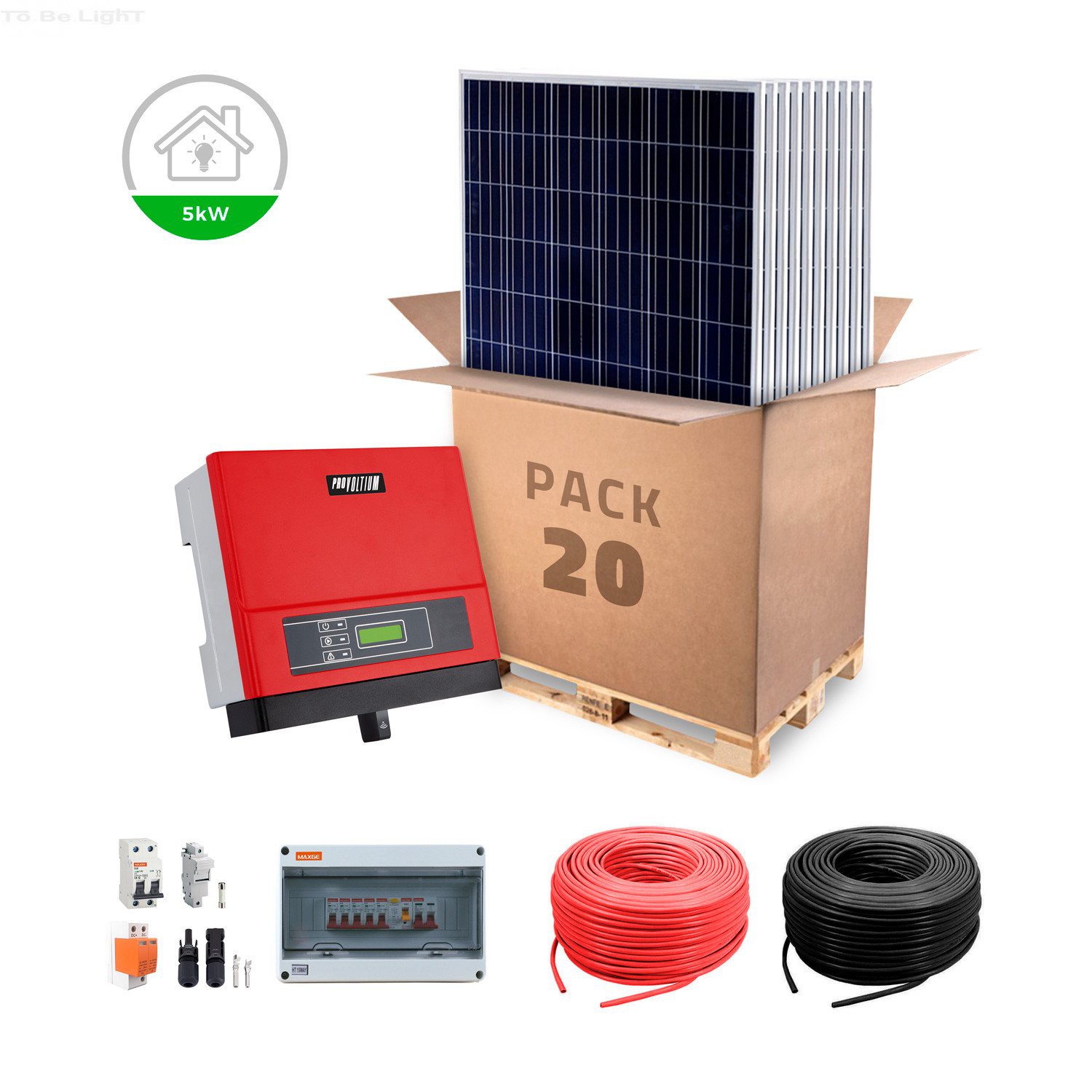 Kit 3kw panneau solaire