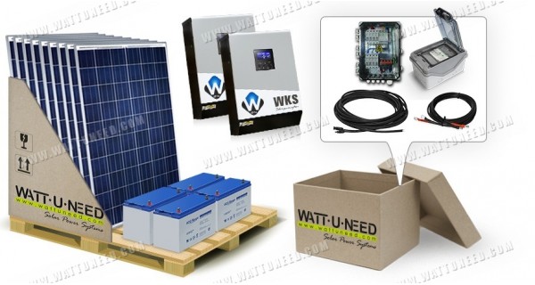 Kit panneau solaire pour cabane