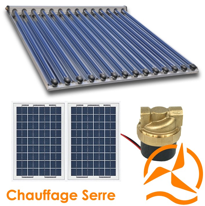 Panneau solaire sur serre