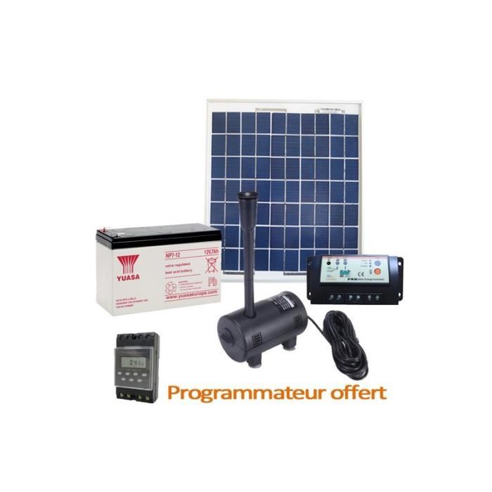 Panneau solaire pompe