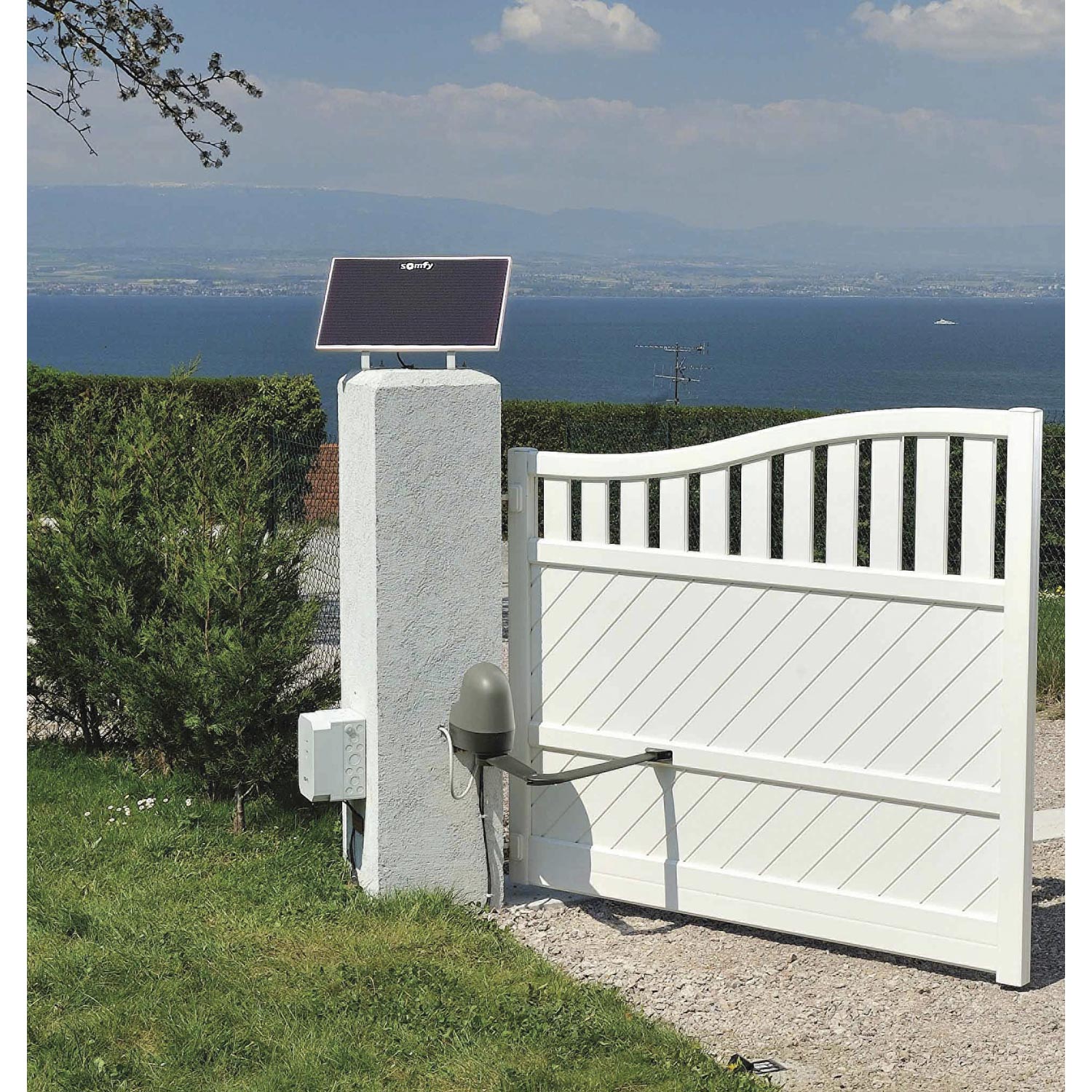 Panneau solaire somfy portail